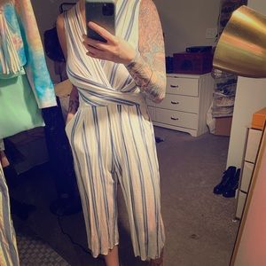 Striped Jumpsuit